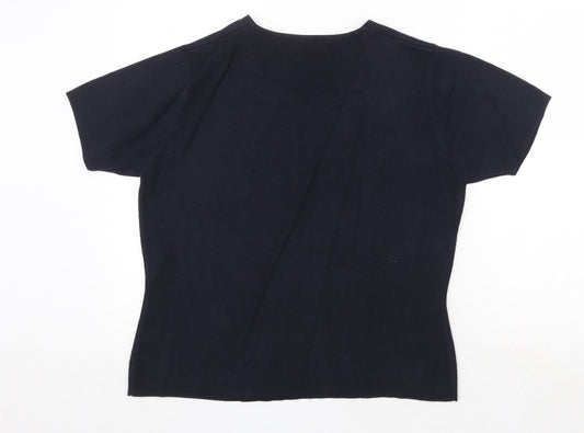 Womens UK Size 14 Berketex Blue Pullover Jumper