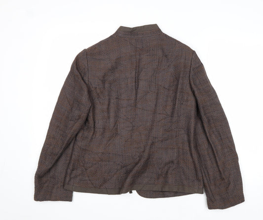 Womens UK Size 14 Debenhams Brown Jacket