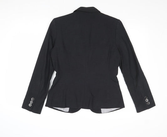 Marks and Spencer Womens Grey Polyester Jacket Blazer Size 10