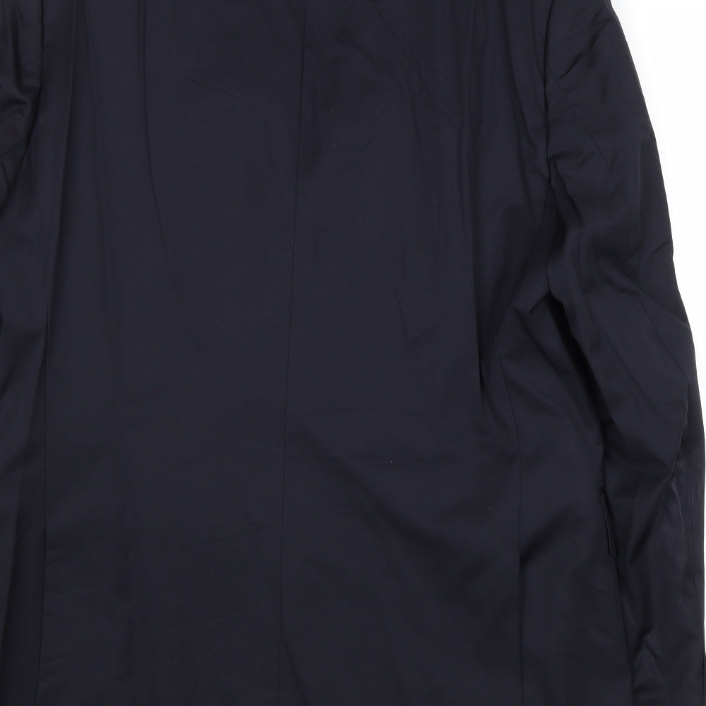 Mens UK Size 40 Van Kollem Regular Blue Suit Jacket