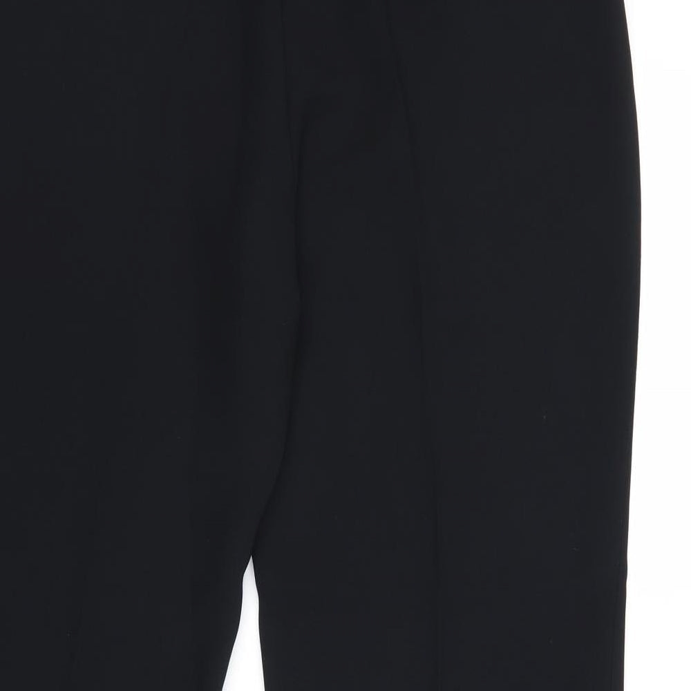 Womens UK Size 12 Marks and Spencer Regular Fit Black Trousers