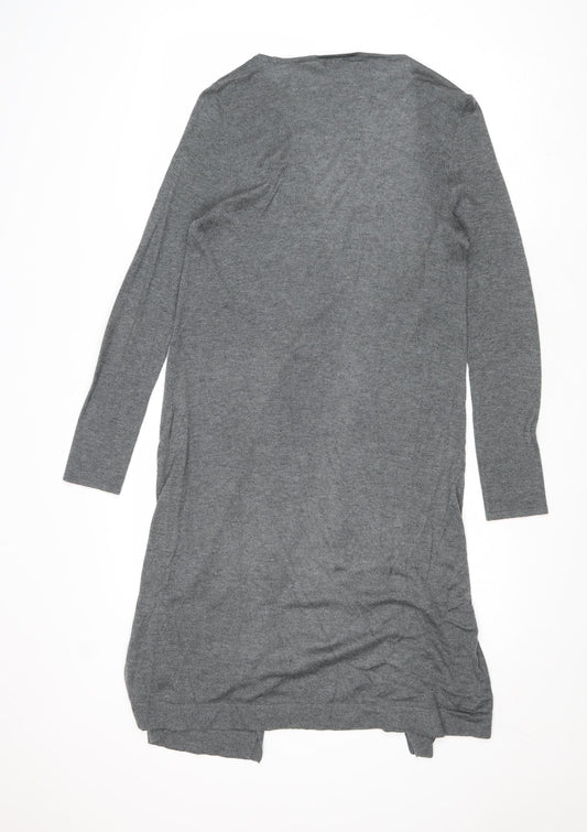 Womens UK Size 10 Red Herring Grey Cardigan Jumper