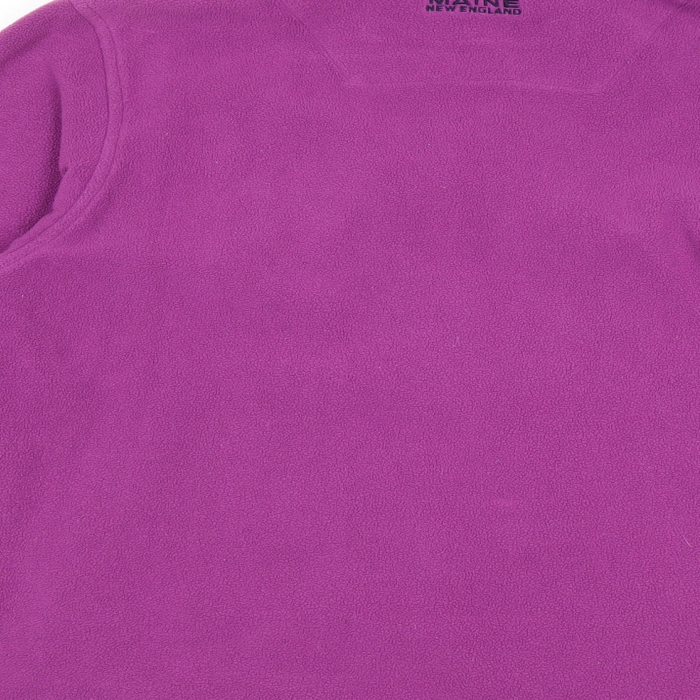 Maine Womens Purple Jacket Size 16 Zip