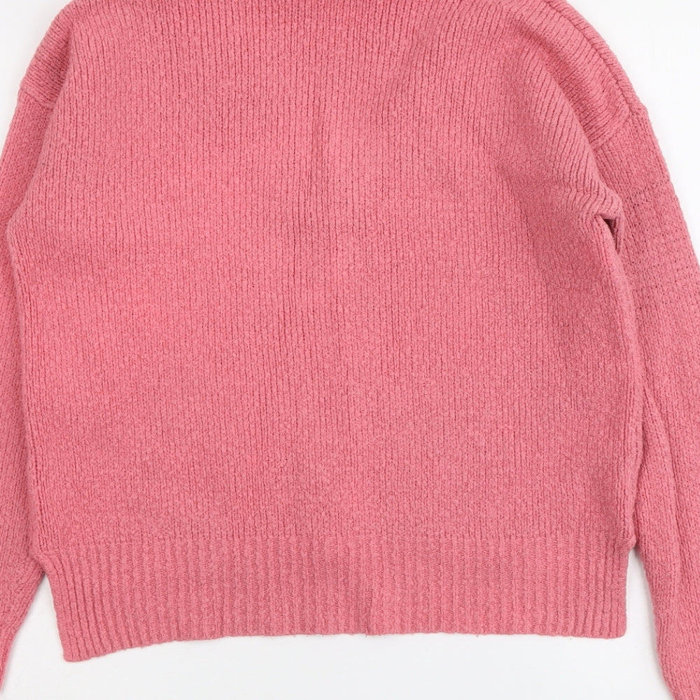 Womens UK Size 10 NEXT Pink Pullover Jumper