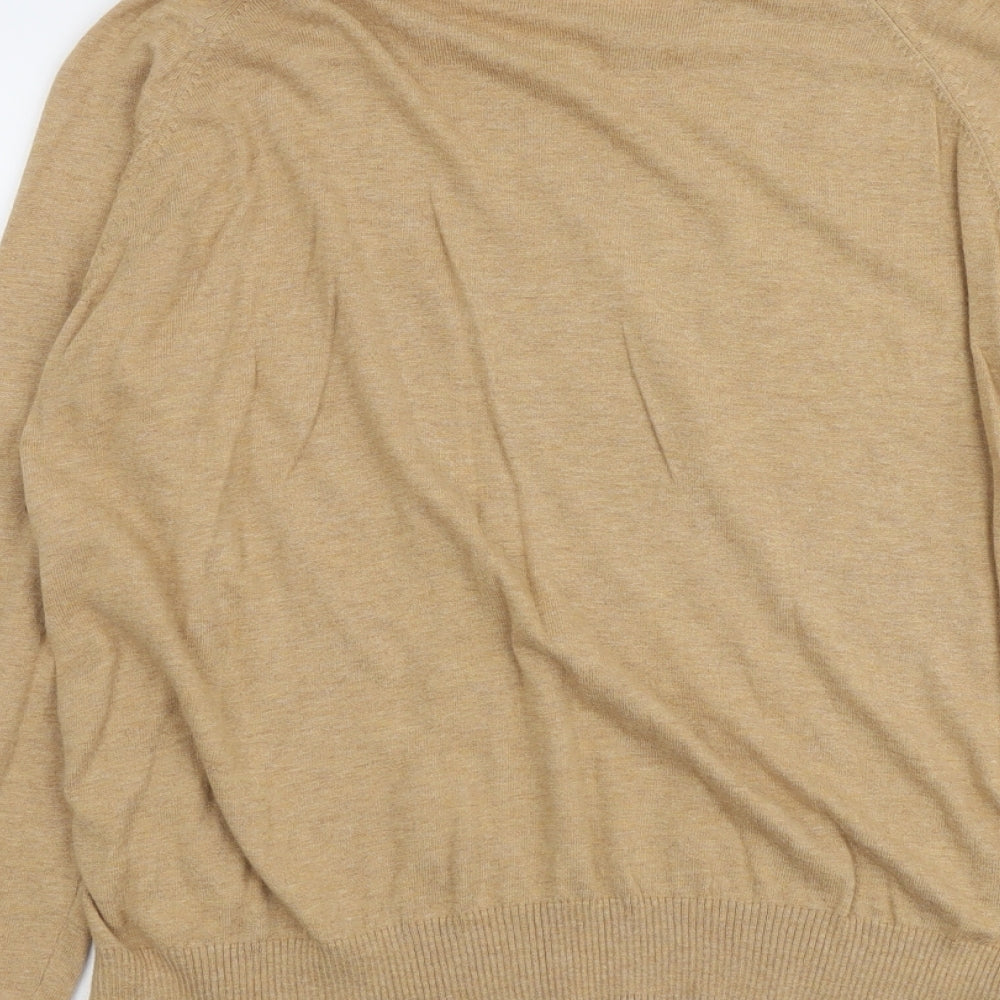 Womens UK Size L Marks and Spencer Beige Pullover Jumper