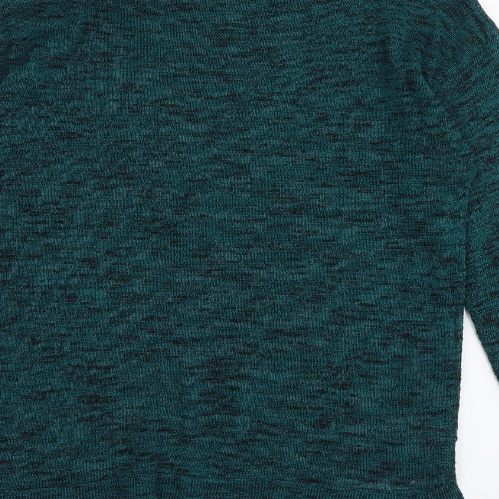 Womens UK Size XS H&M Green Pullover Jumper