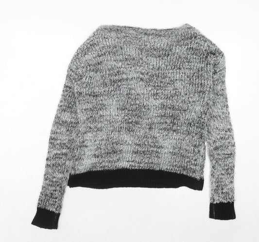 Womens UK Size S Katsumi Grey Pullover Jumper