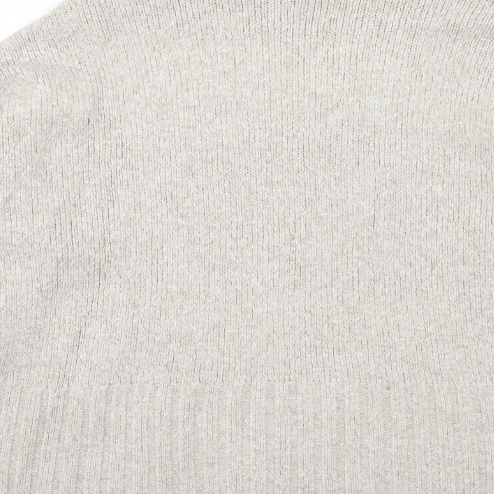 Womens UK Size M New Look Brown Pullover Jumper