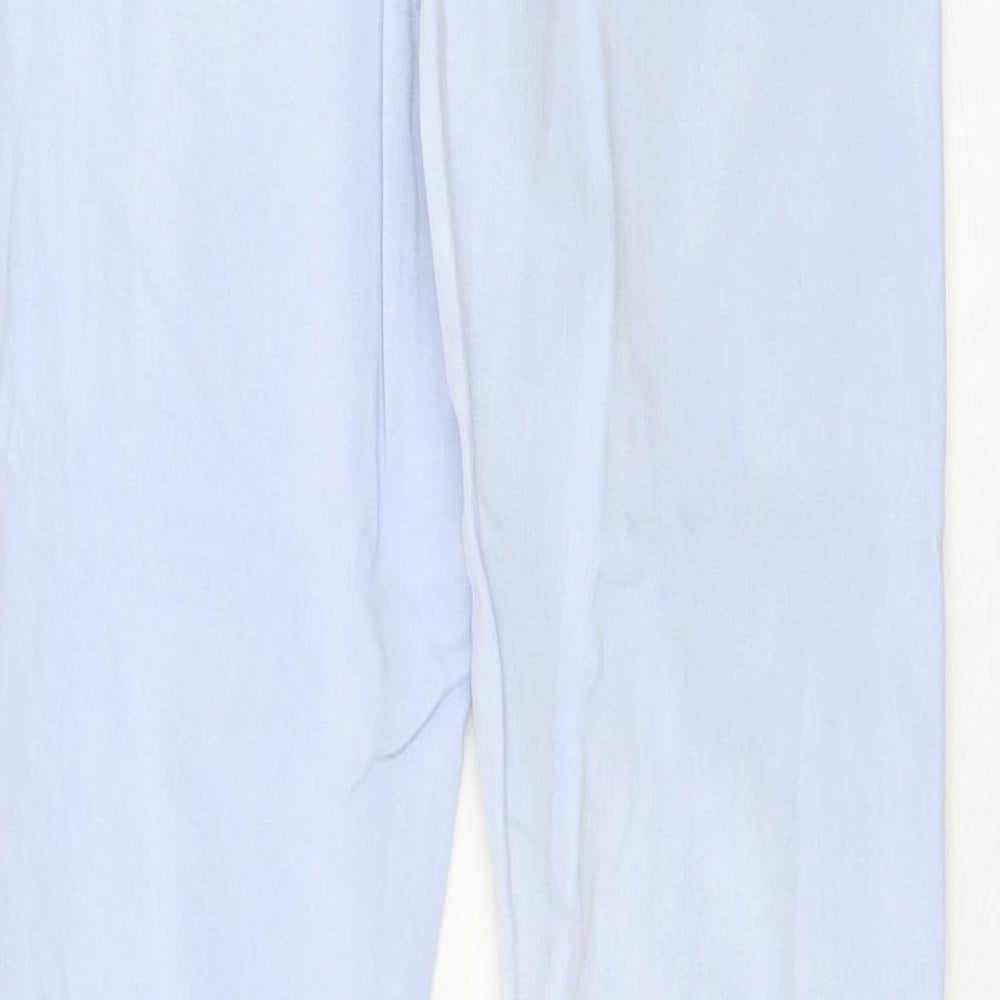 Topshop Womens Blue Cotton Skinny Jeans Size 30 in L32 in Regular Zip