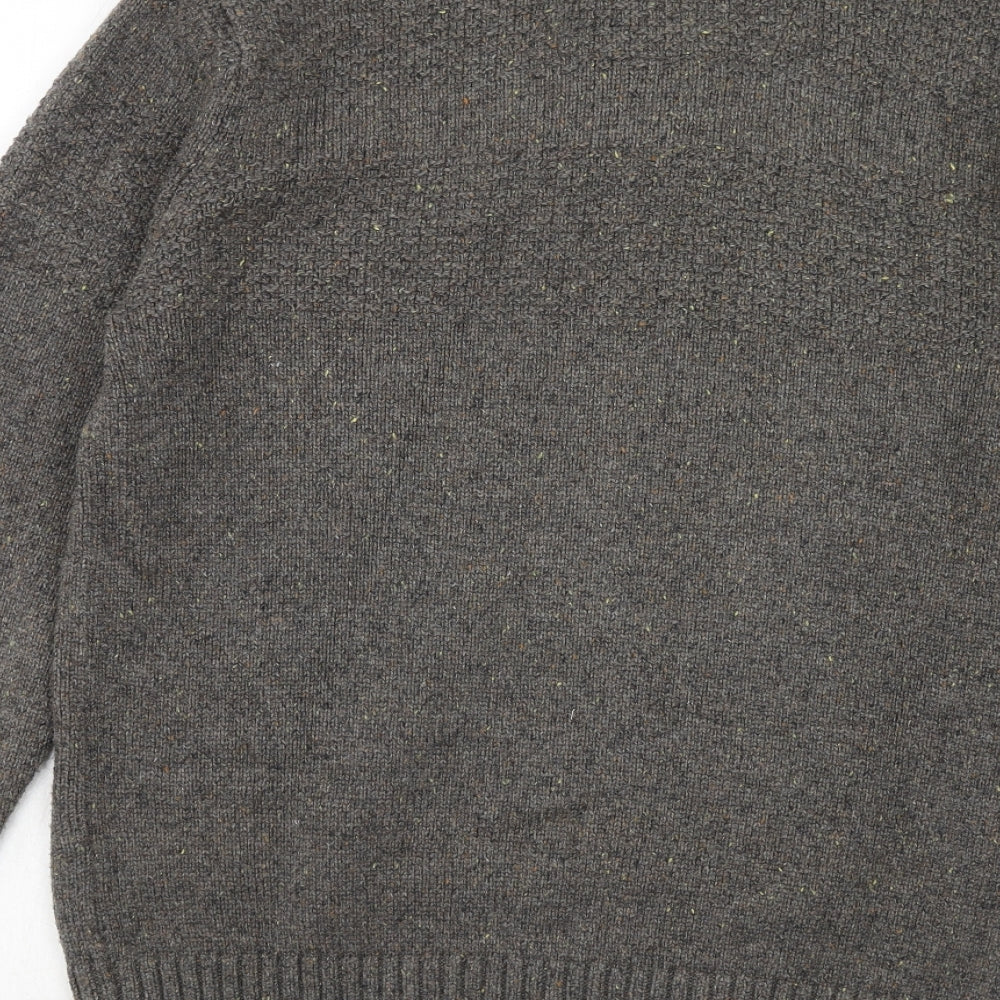 Mens UK Size M RJR.John Rocha Grey Pullover Jumper