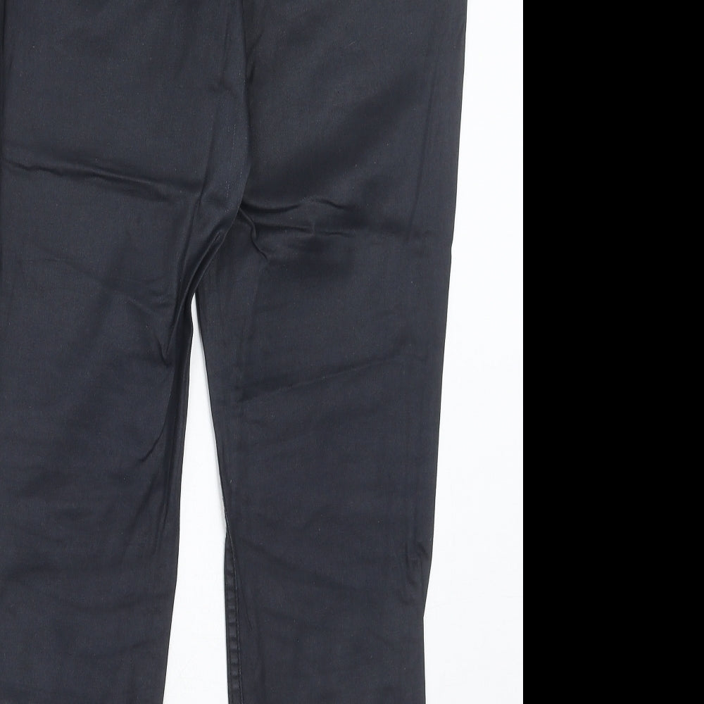 Womens UK Size 12 H&M Regular Fit Black Trousers