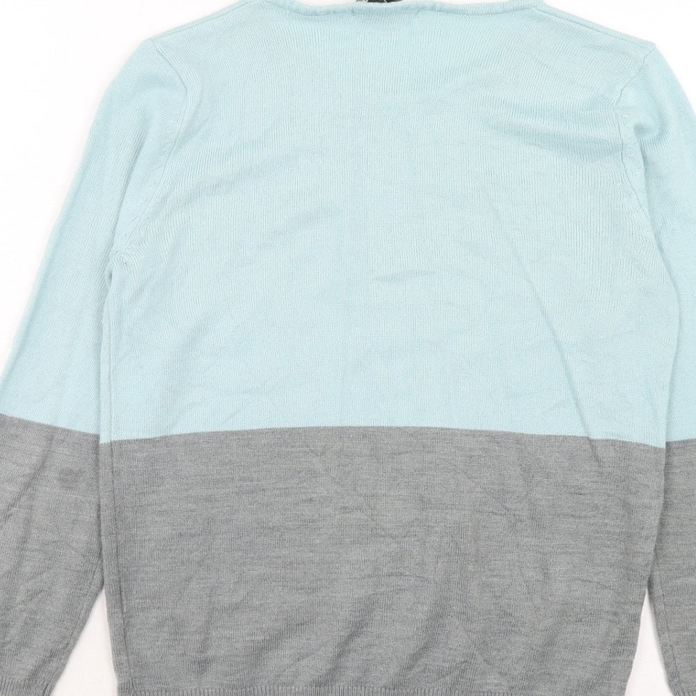 Womens UK Size S FOREVER 21 Blue Pullover Jumper