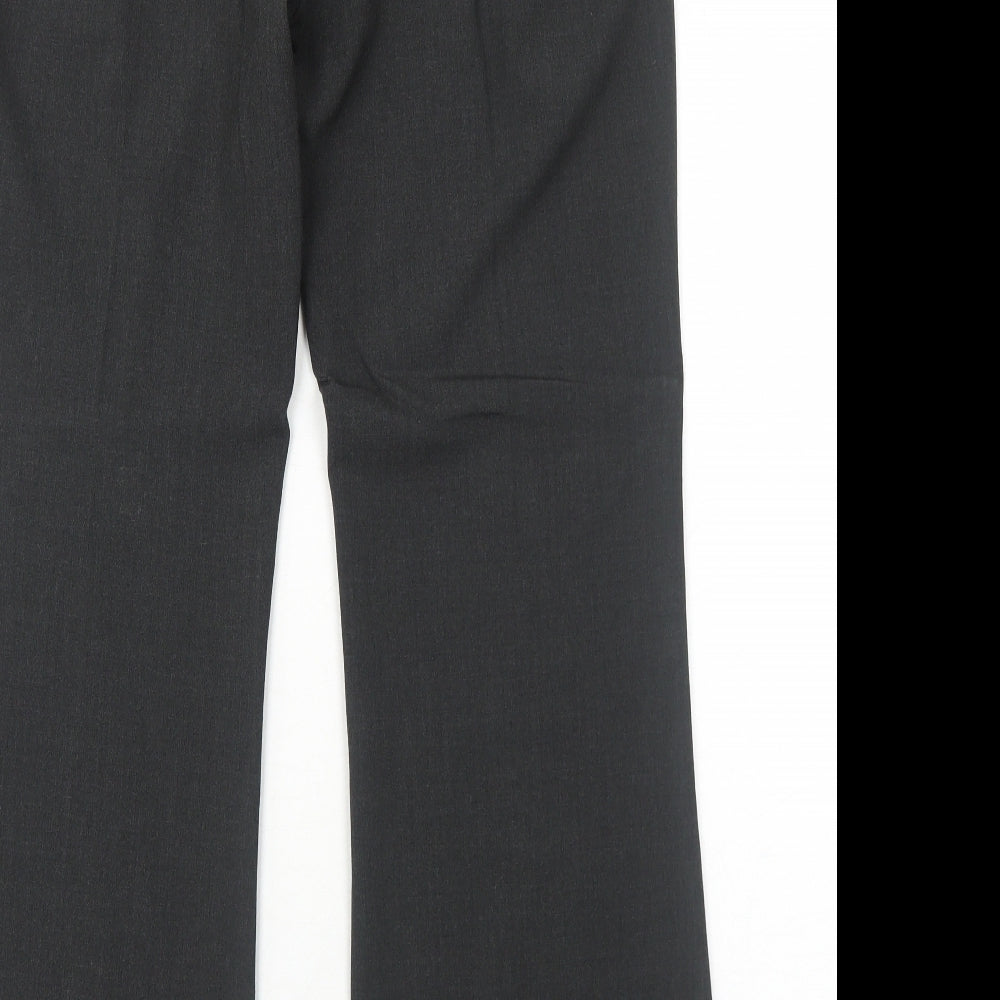 Womens UK Size 12 Marks and Spencer Regular Fit Dress Pants Grey Trousers
