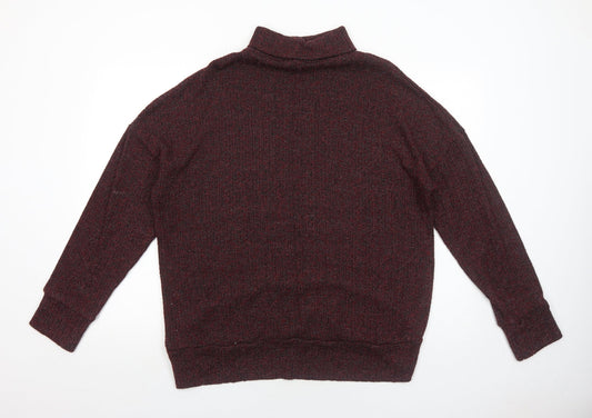 Womens UK Size 14 Topshop Red Pullover Jumper