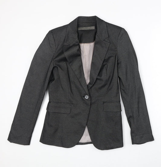 Womens UK Size S Zara Regular Grey Suit Jacket