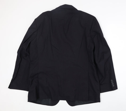 Mens UK Size 44 Marks and Spencer Regular Black Suit Jacket