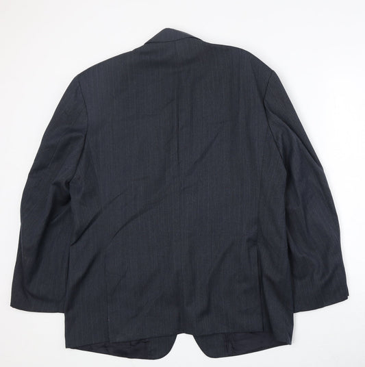 Mens UK Size 44 Marks and Spencer Regular Blue Suit Jacket