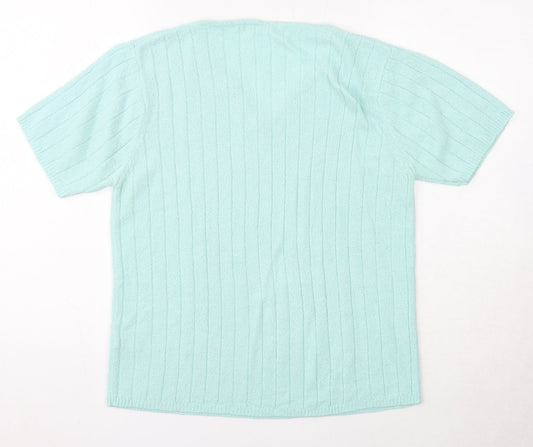 Womens UK Size 10 Berkertex Blue Pullover Jumper