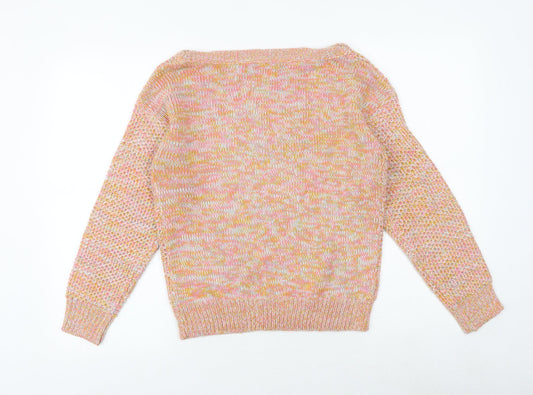 Womens UK Size 8 Studio Multicoloured Pullover Jumper