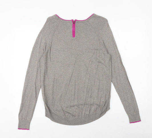 Womens UK Size 10 Marks and Spencer Grey Pullover Jumper
