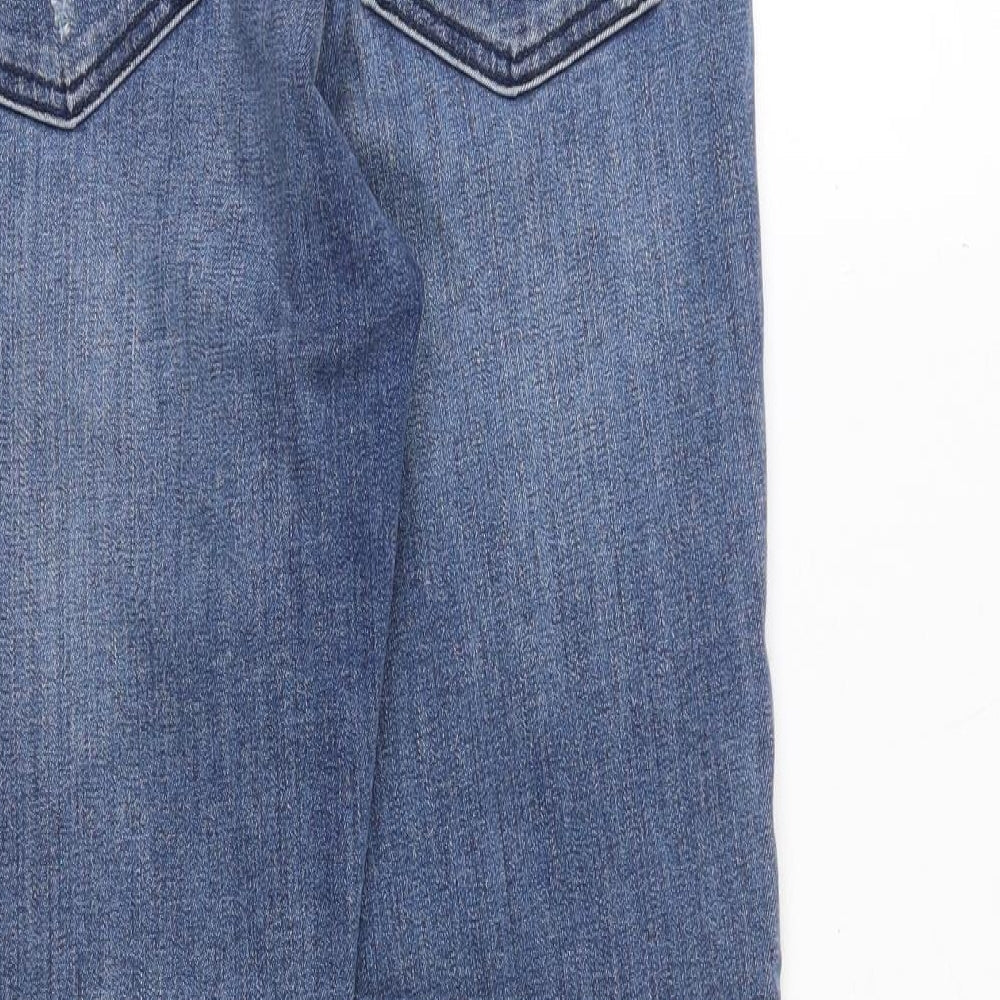 Gap Womens Blue Cotton Skinny Jeans Size 28 Regular Zip