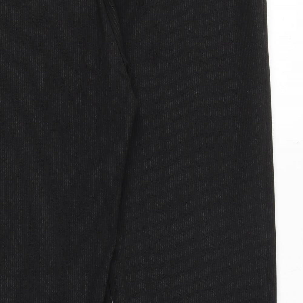 Womens UK Size 12 Marks and Spencer Regular Fit Black Trousers