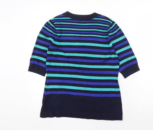Womens UK Size S Planet Multicoloured Pullover Jumper