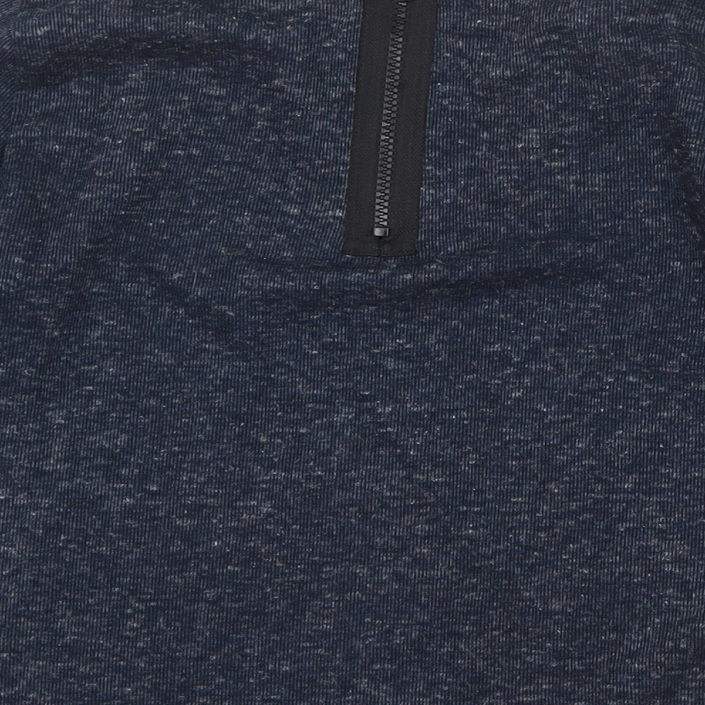 Womens UK Size 6 Topshop Blue Basic T-Shirt