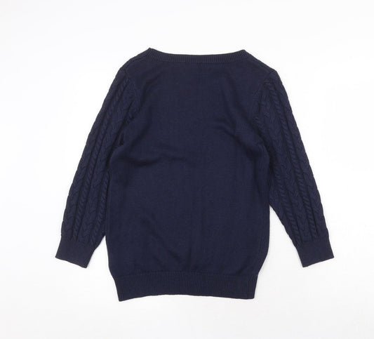 Womens UK Size S H&M Blue Pullover Jumper