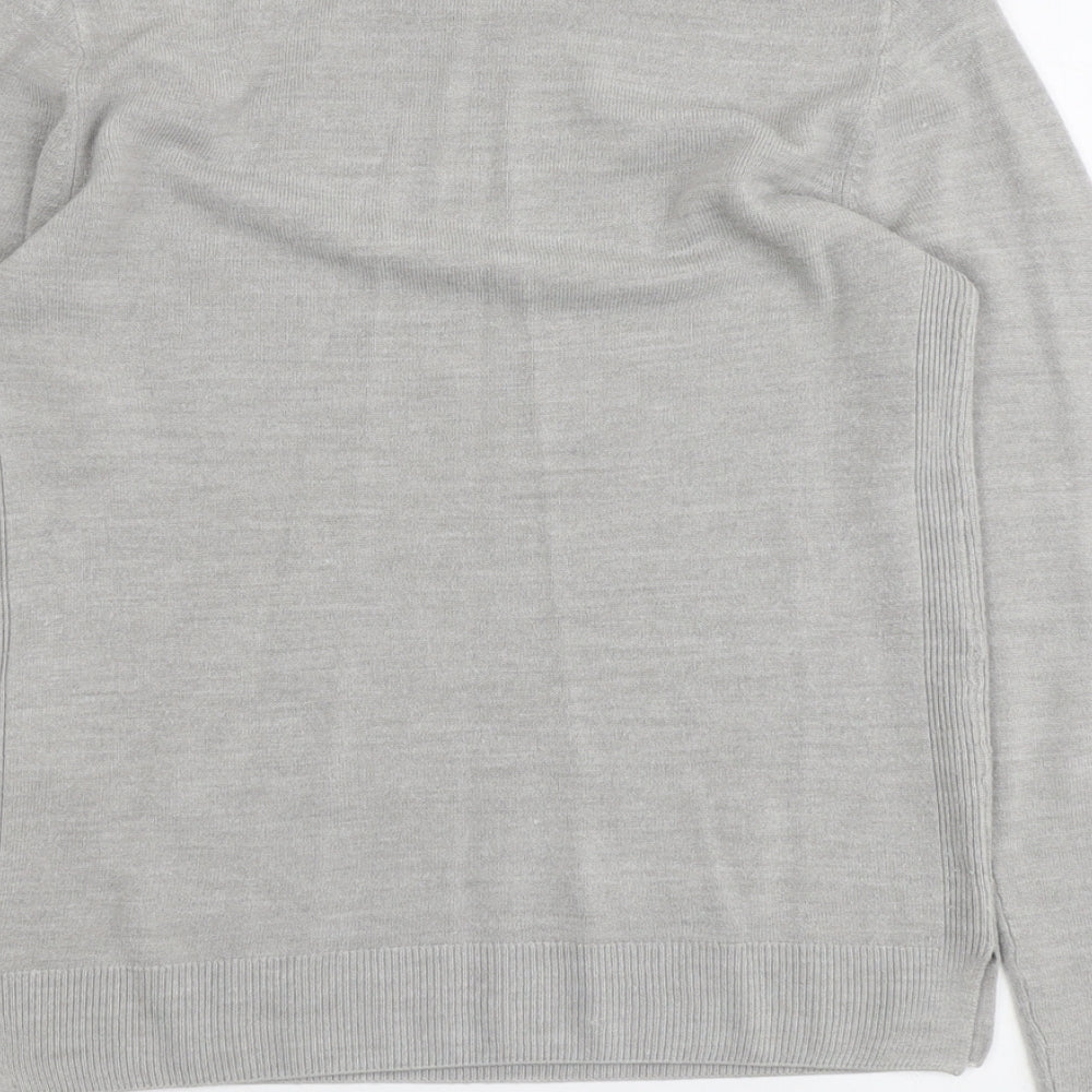 Womens UK Size 10 Marks and Spencer Grey Pullover Jumper
