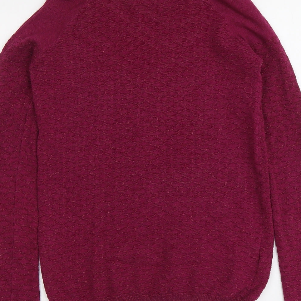 Womens UK Size 8 NEXT Purple Pullover Jumper