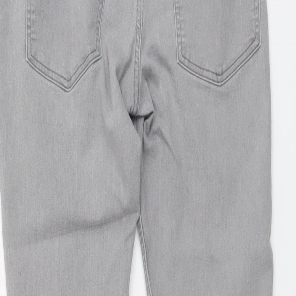 Womens UK Size 28 in H&M Regular Fit Straight Grey Jeans