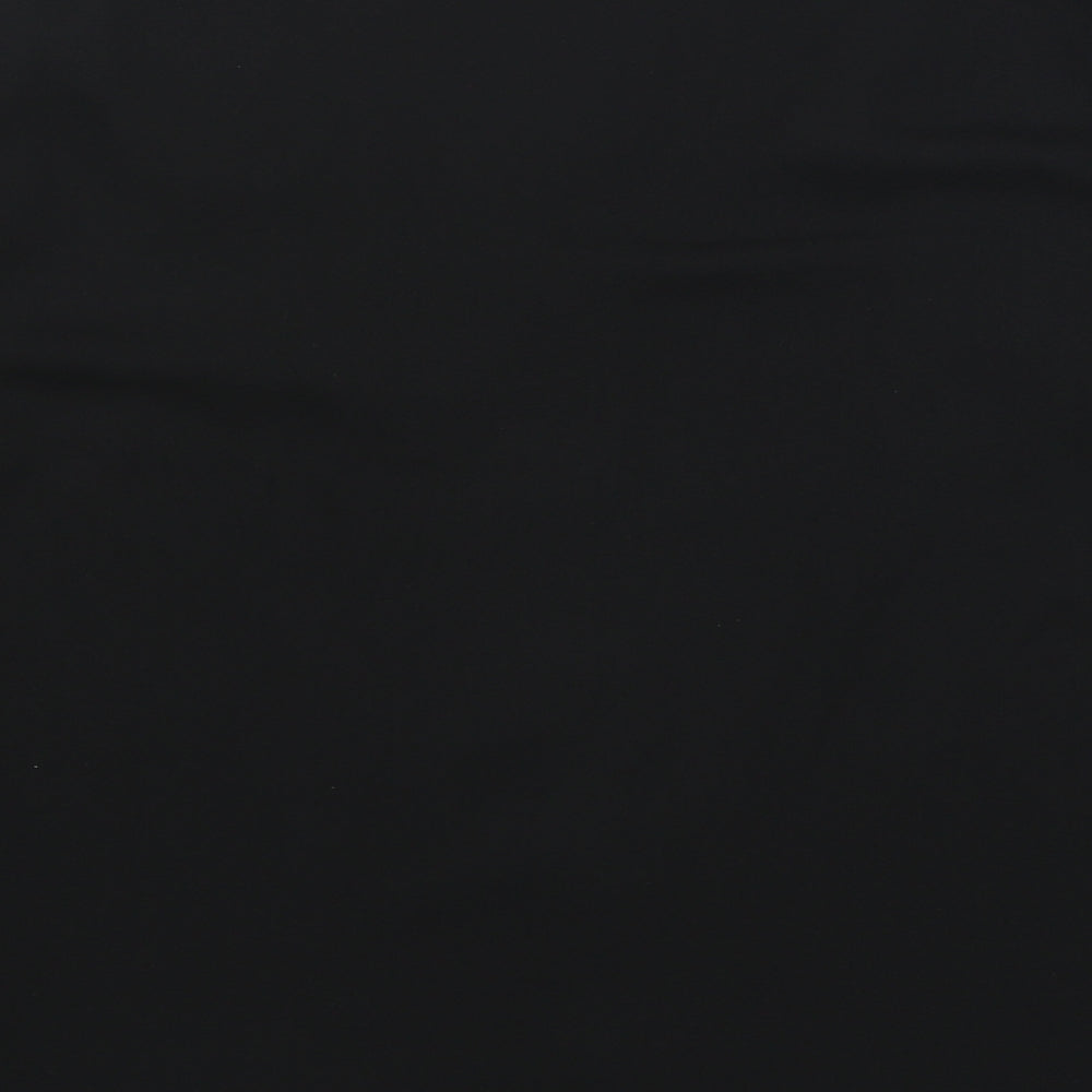 Womens UK Size 14 Wallis Black Basic Button-Up