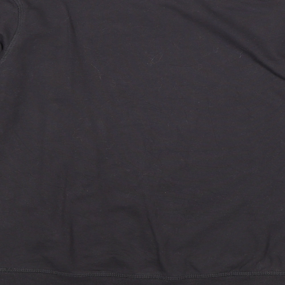 H&M Girls Black Cotton Pullover Sweatshirt Size 15 Years Pullover - Bronx
