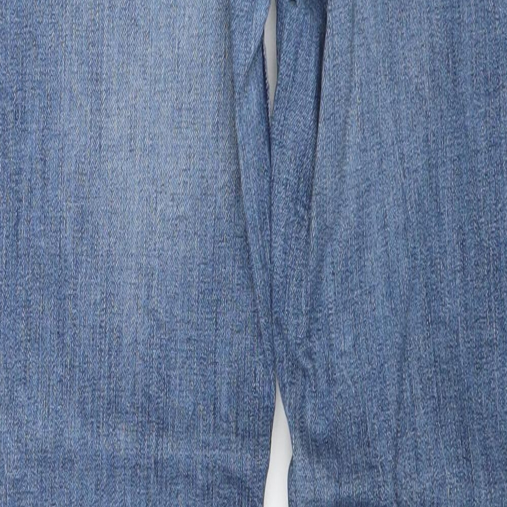 Womens UK Size 24 in H&M Regular Fit Straight Blue Jeans