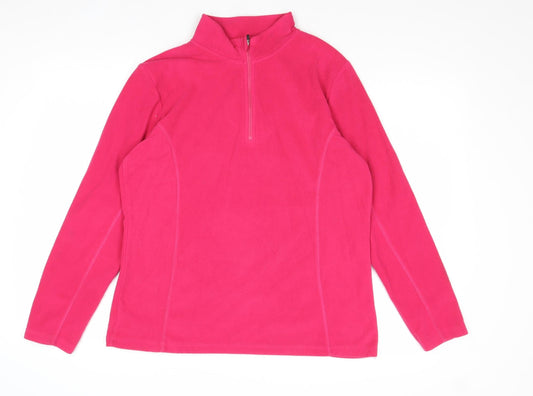 Womens UK Size M Crane Pink Pullover Sweatshirt