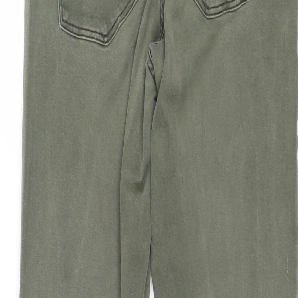Womens UK Size 33 in H&M Regular Fit Skinny Green Jeans