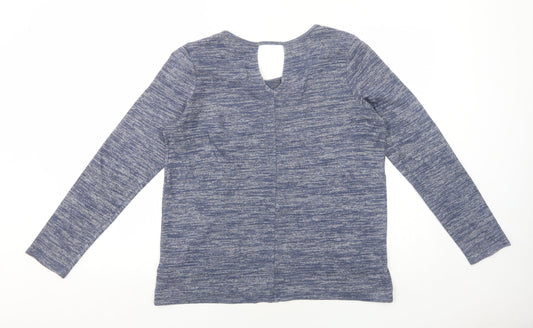 Womens UK Size L Mercer & Madison Blue Basic Blouse