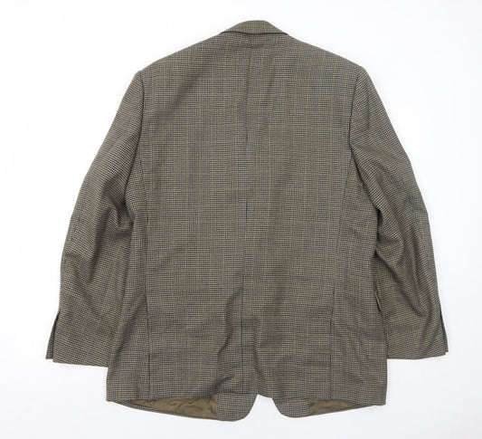 Mens UK Size 42 Brook Taverner Regular Green Suit Jacket