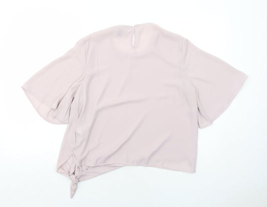 Womens UK Size 14 New Look Purple Basic Blouse
