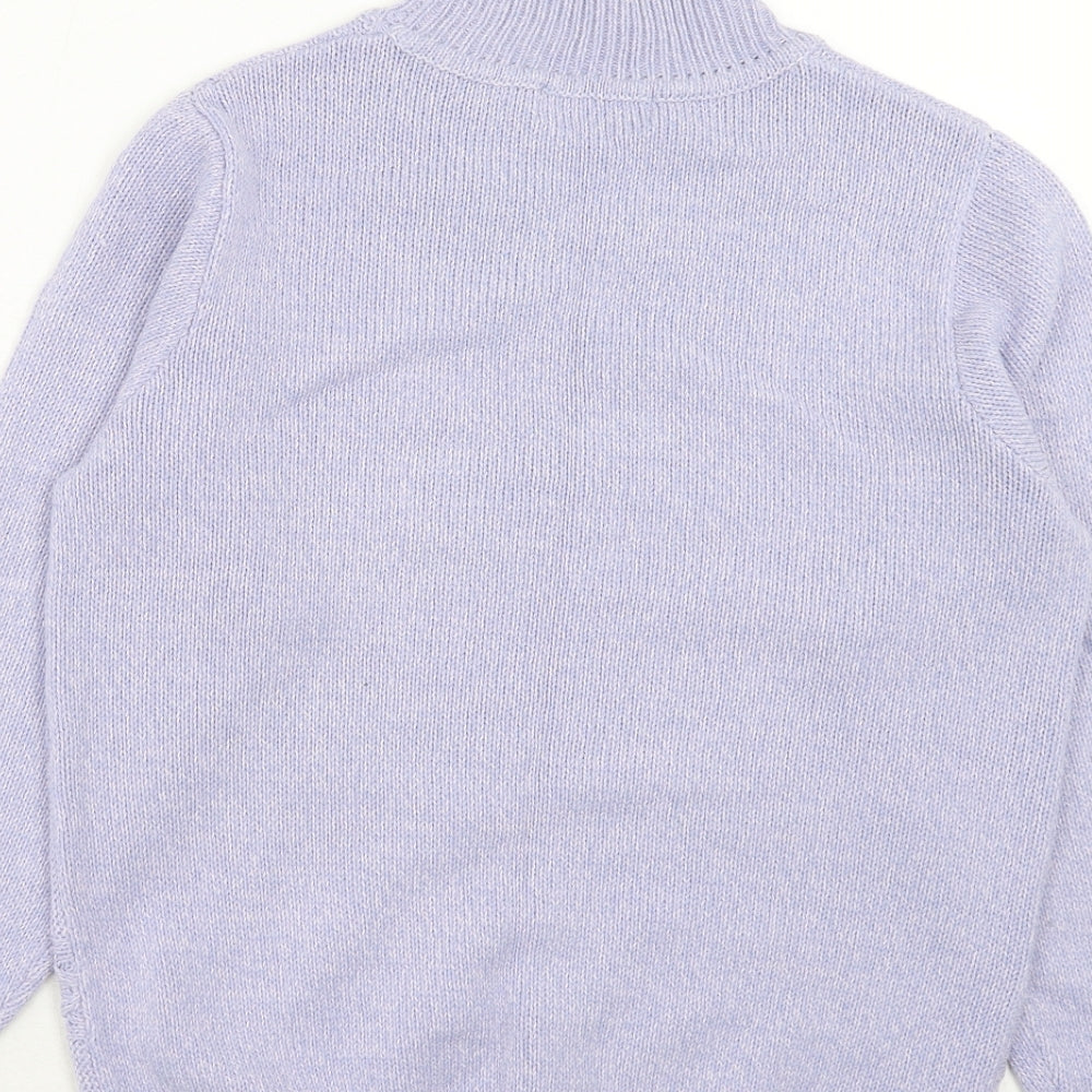Womens UK Size S EWM Purple Pullover Jumper