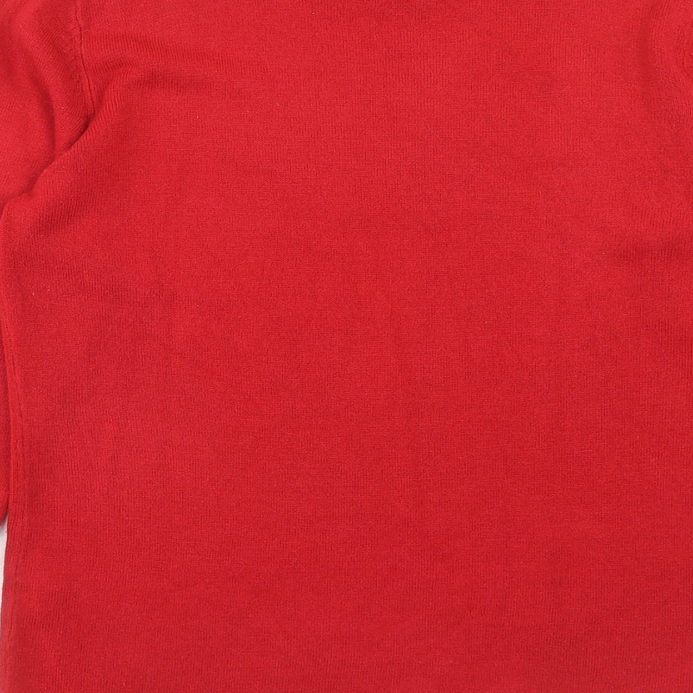 Womens UK Size S Bonmarché Red Pullover Jumper