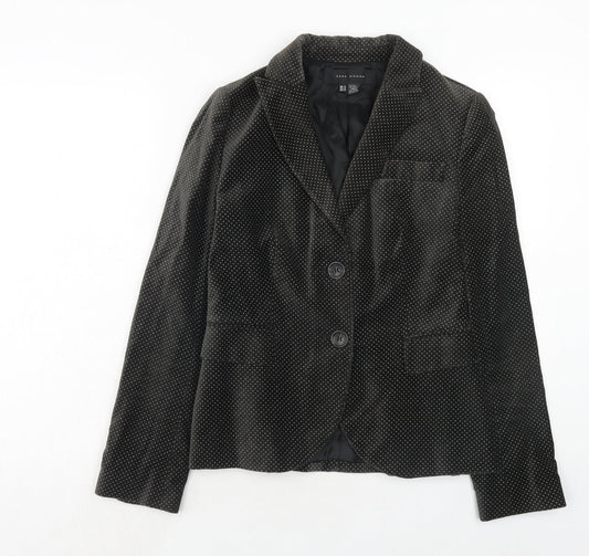 Womens UK Size M Zara Regular Green Suit Jacket