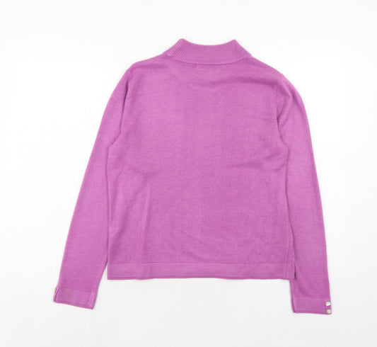 Womens UK Size S Bonmarché Purple Pullover Jumper