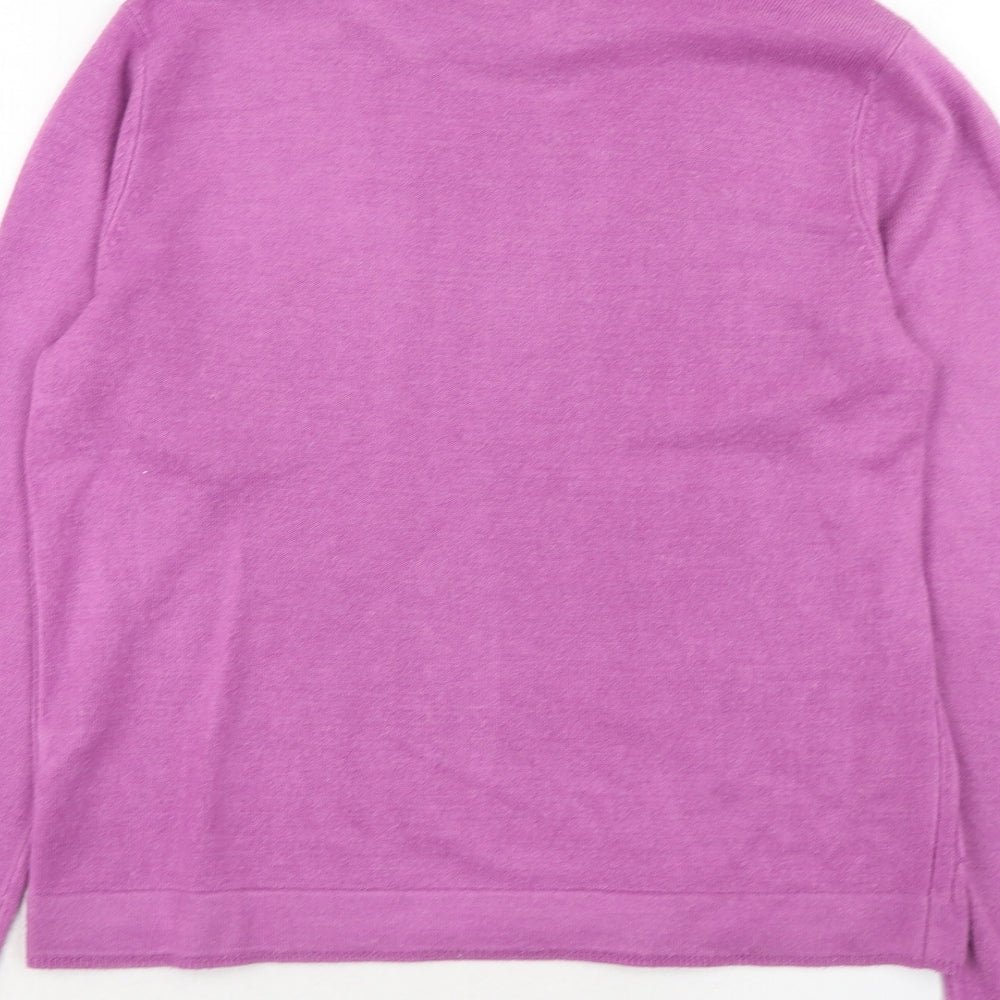 Womens UK Size S Bonmarché Purple Pullover Jumper