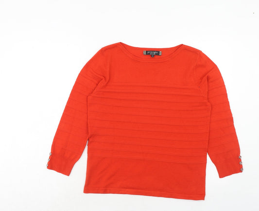 Womens UK Size 14 Principles Red Pullover Jumper