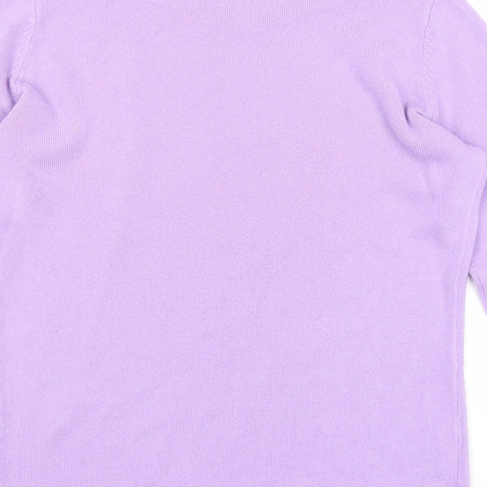 Womens UK Size XS Bonmarché Purple Pullover Jumper