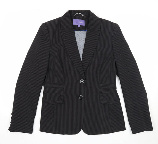 Womens UK Size 14 Autonomy Regular Black Suit Jacket