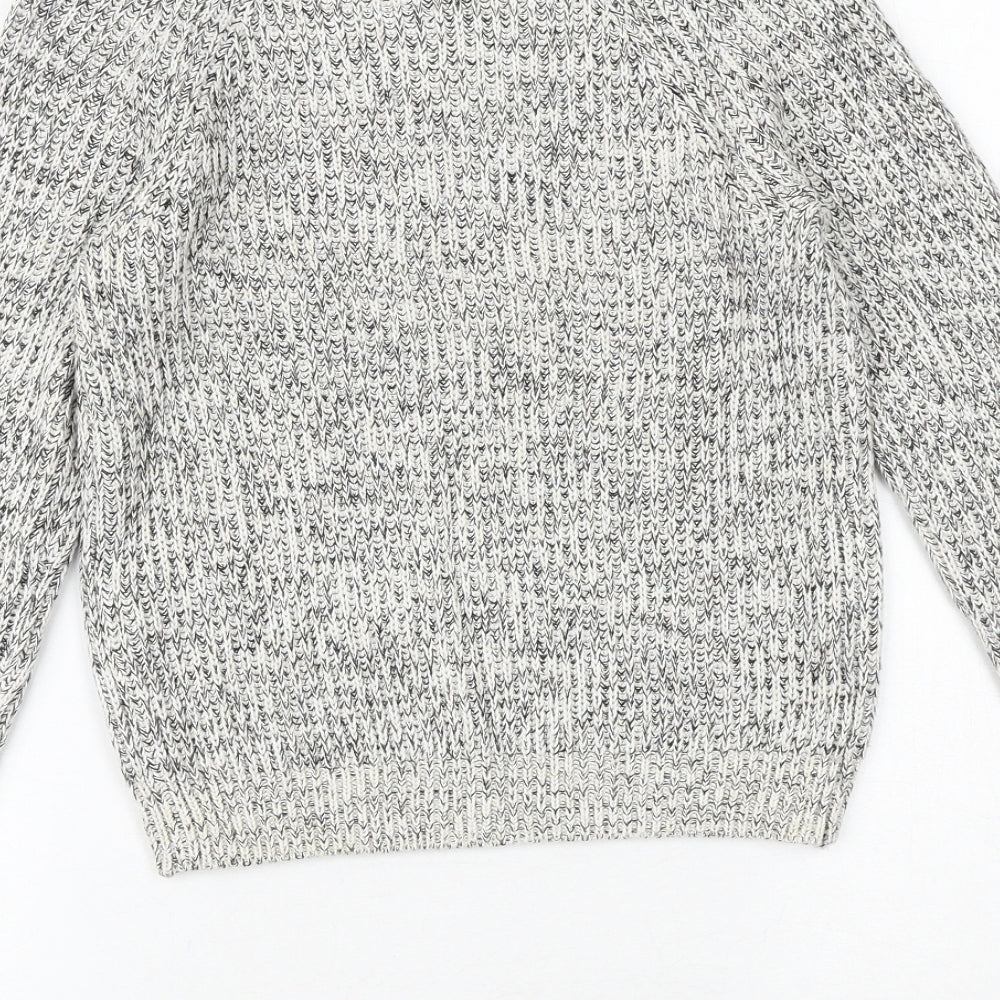 Womens UK Size XS H&M Grey Pullover Jumper