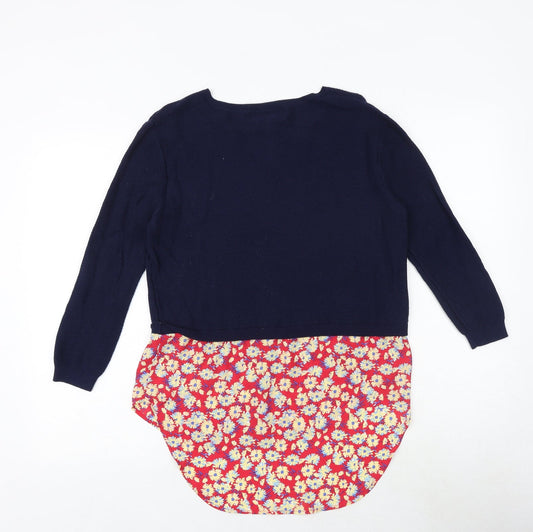 Womens UK Size 8 NEXT Blue Pullover Jumper